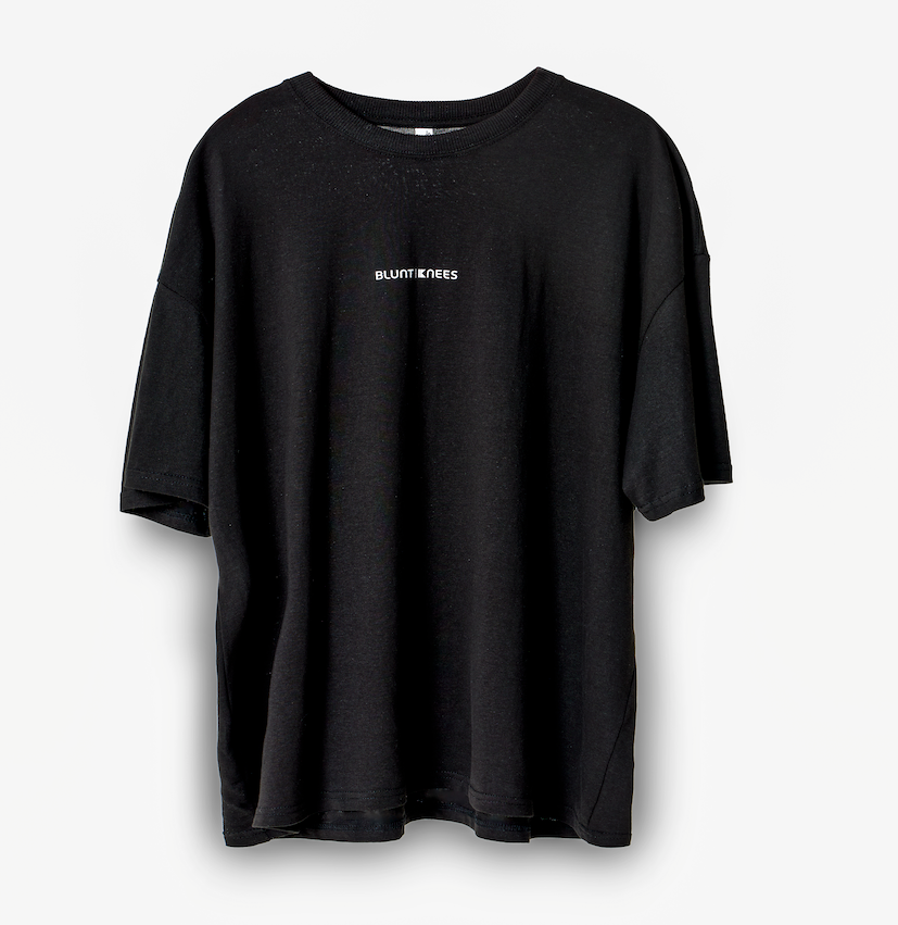 *Limited edition - BluntKnees Oversized Crew Neck T-Shirt (Half Sleeve)