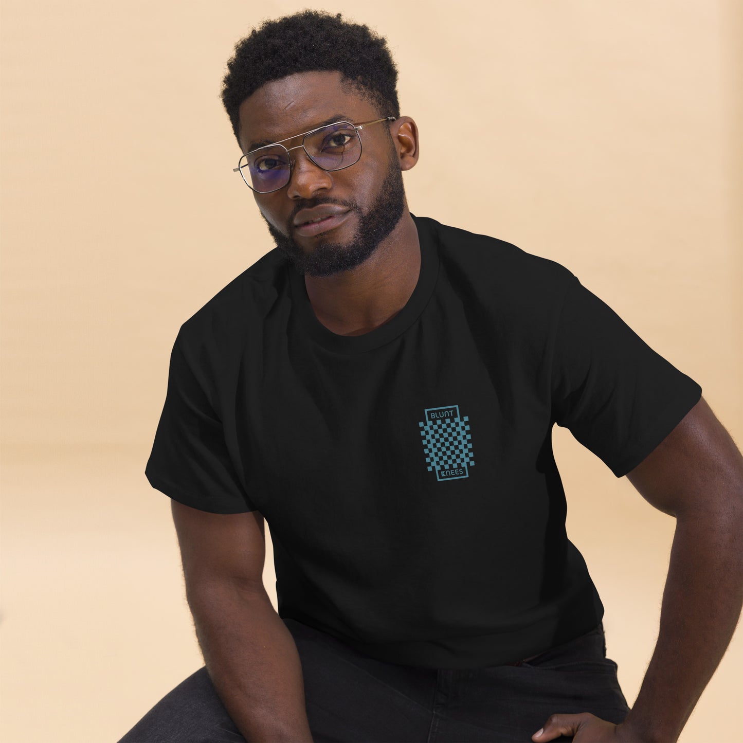 BK Checked Double-sided T-Shirt
