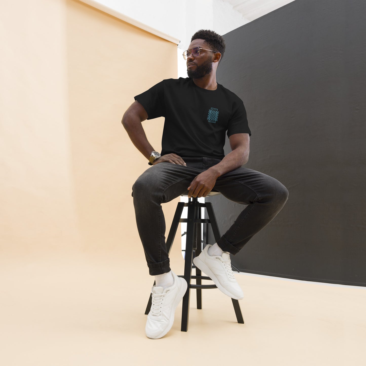 BK Checked Double-sided T-Shirt