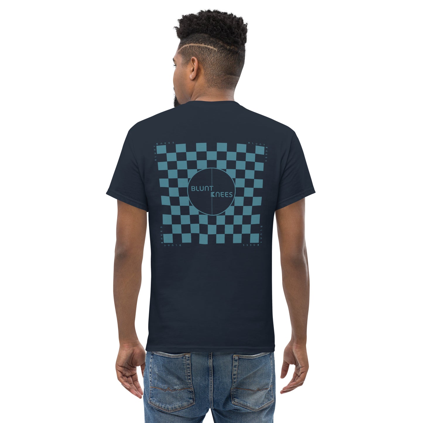 BK Checked Double-sided T-Shirt