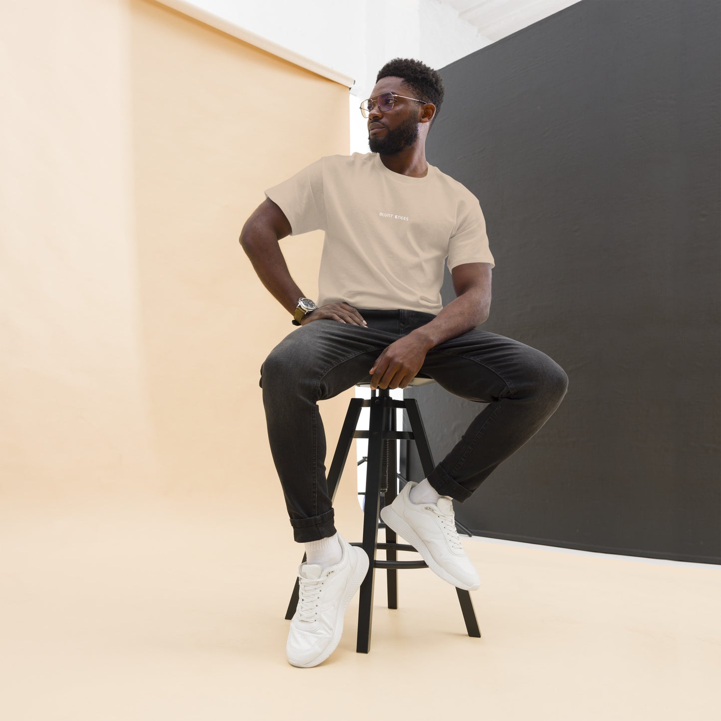 BK T Shirt - White Mini Logo
