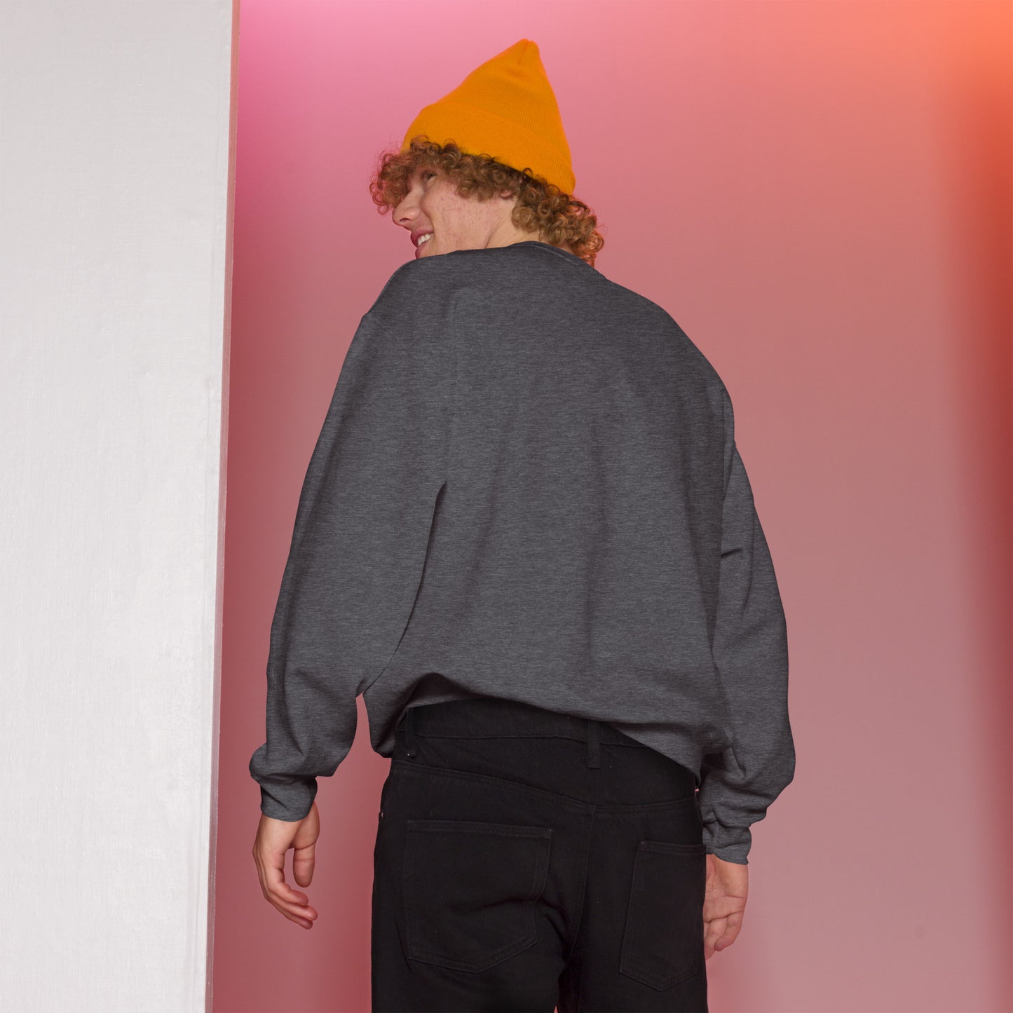 BK Sweatshirt with *Embroidered Logo [white]