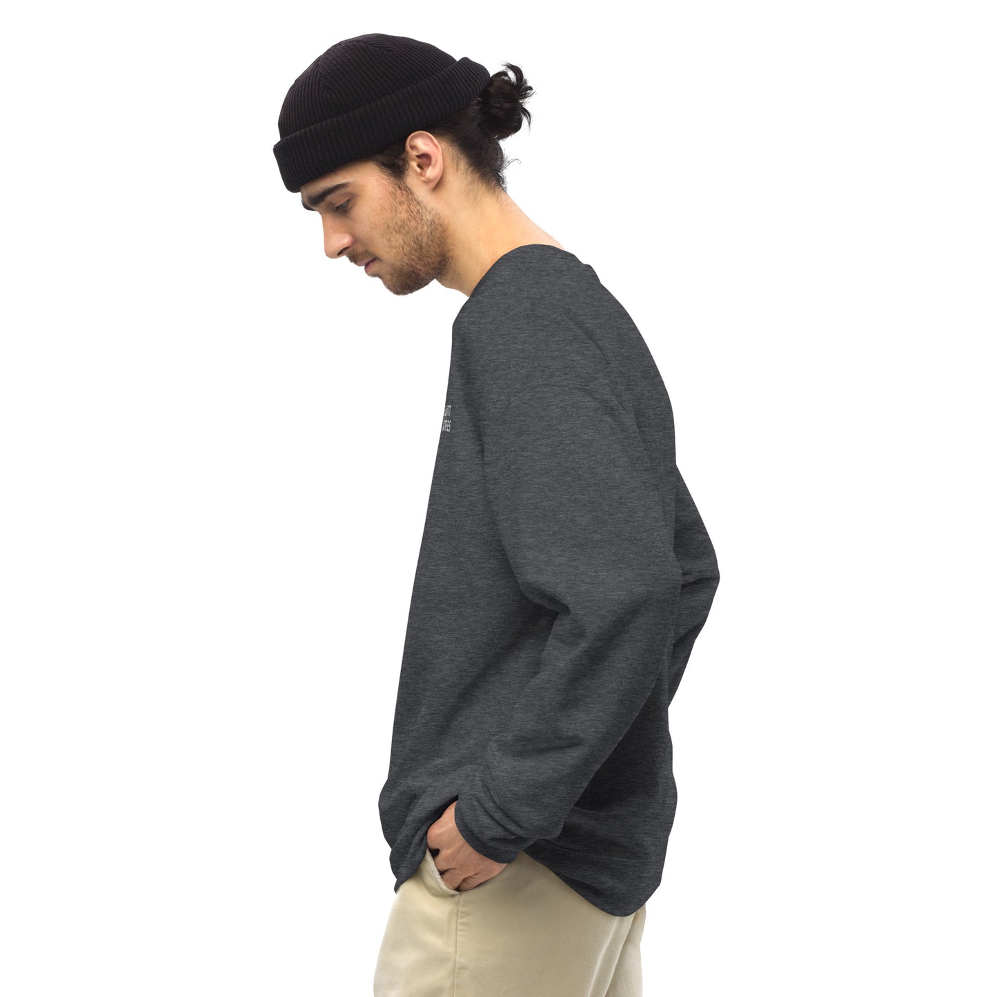 BK Sweatshirt with *Embroidered Logo [white]