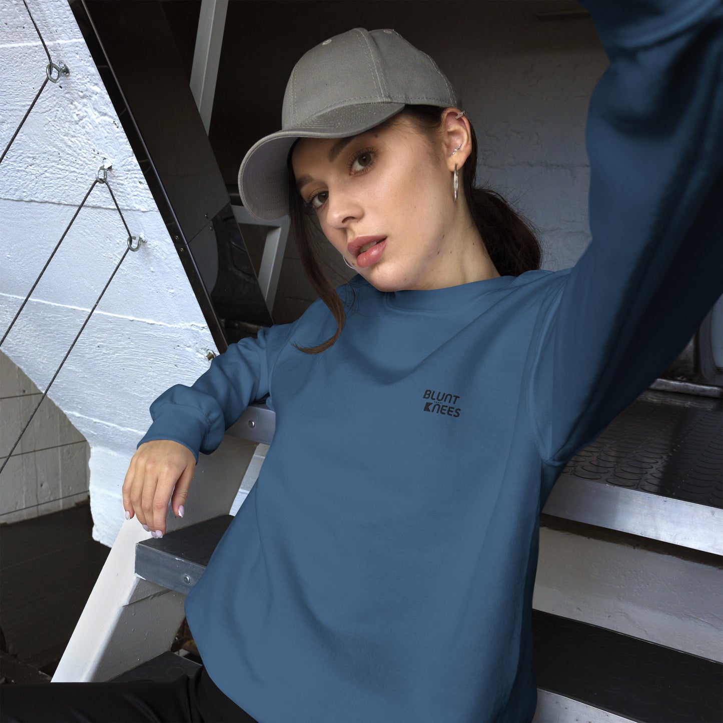 BK Sweatshirt with *Embroidered Logo [black]