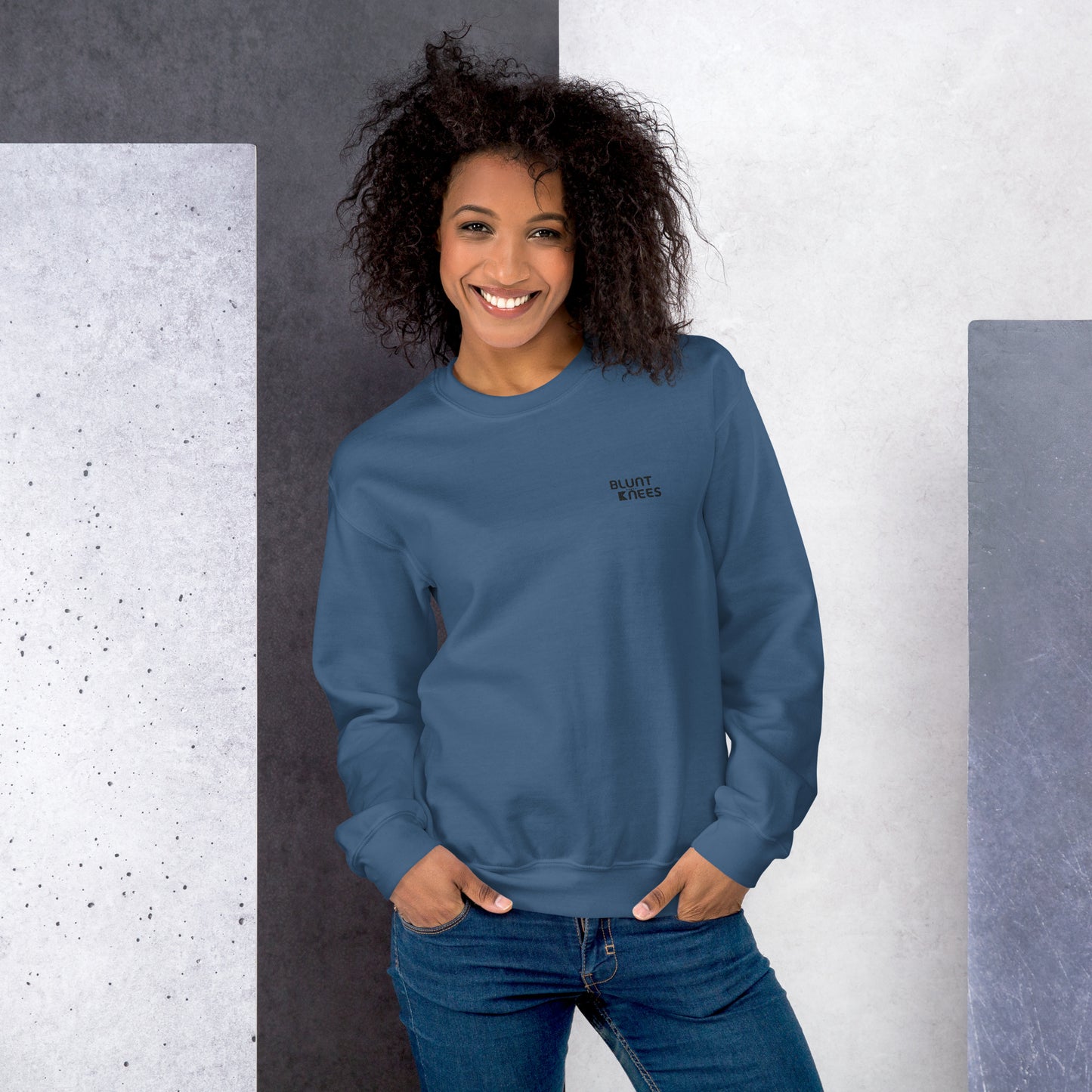 BK Sweatshirt with *Embroidered Logo [black]