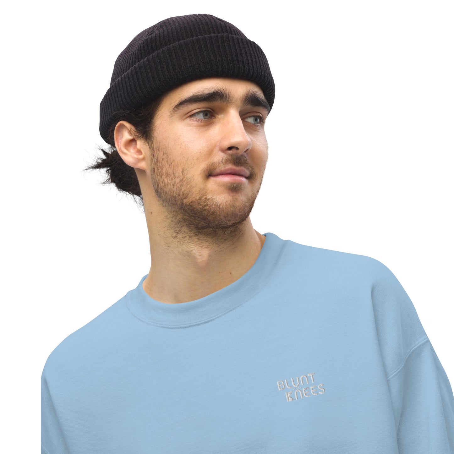 BK Sweatshirt with *Embroidered Logo [white]