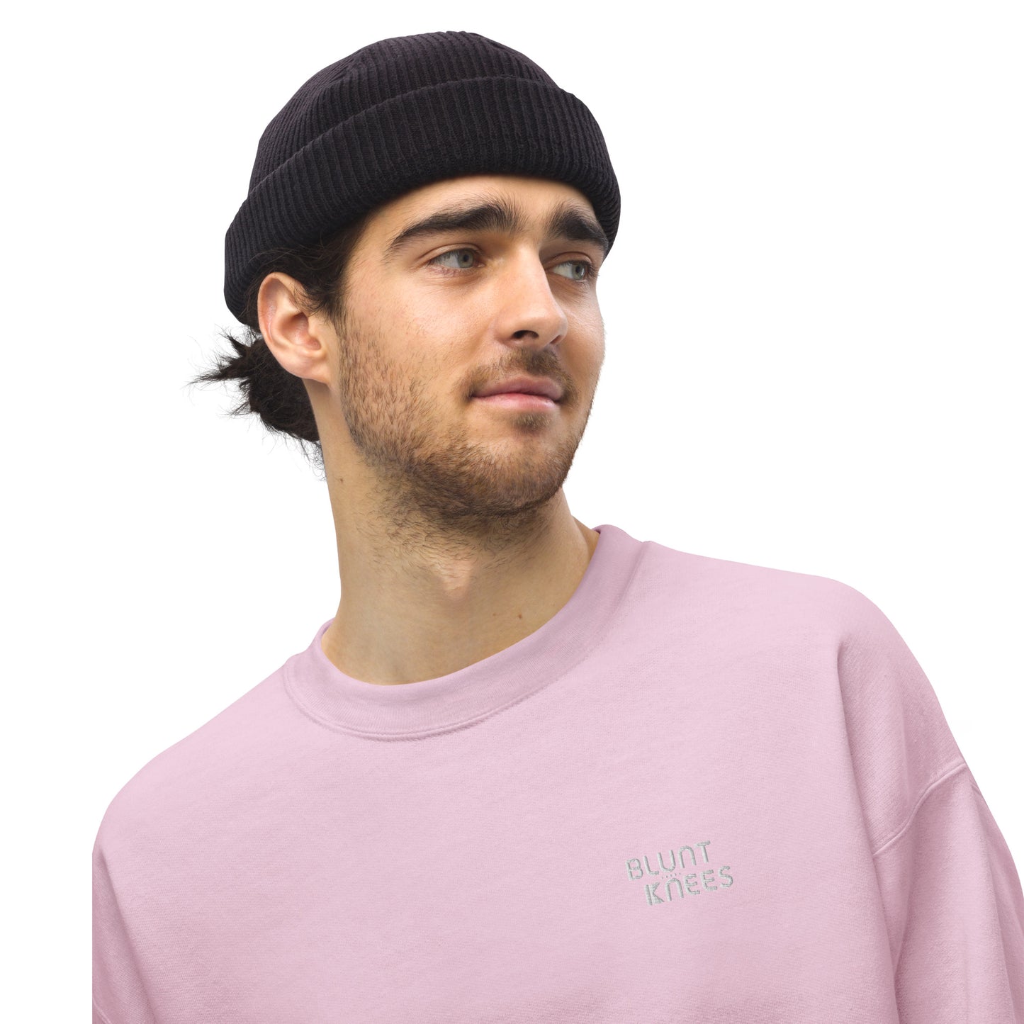BK Sweatshirt with *Embroidered Logo [white]