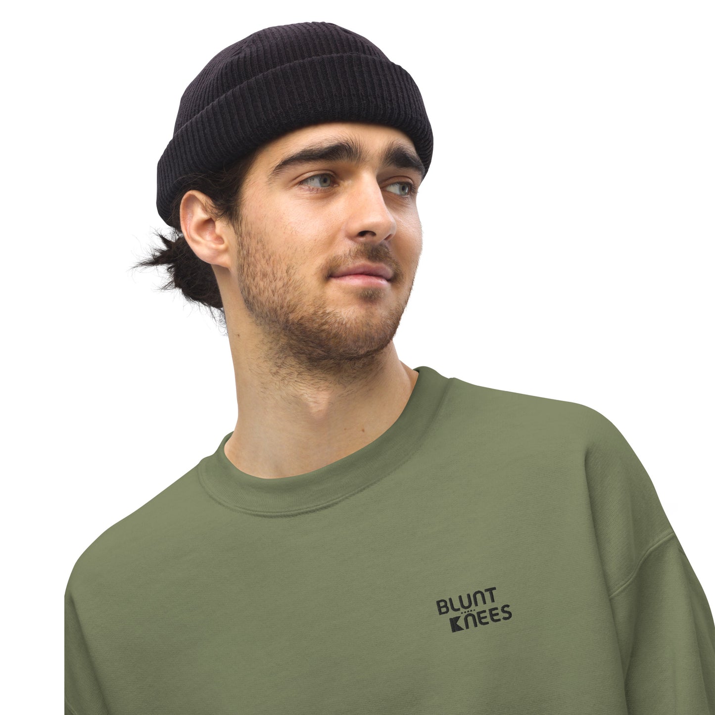 BK Sweatshirt with *Embroidered Logo [black]