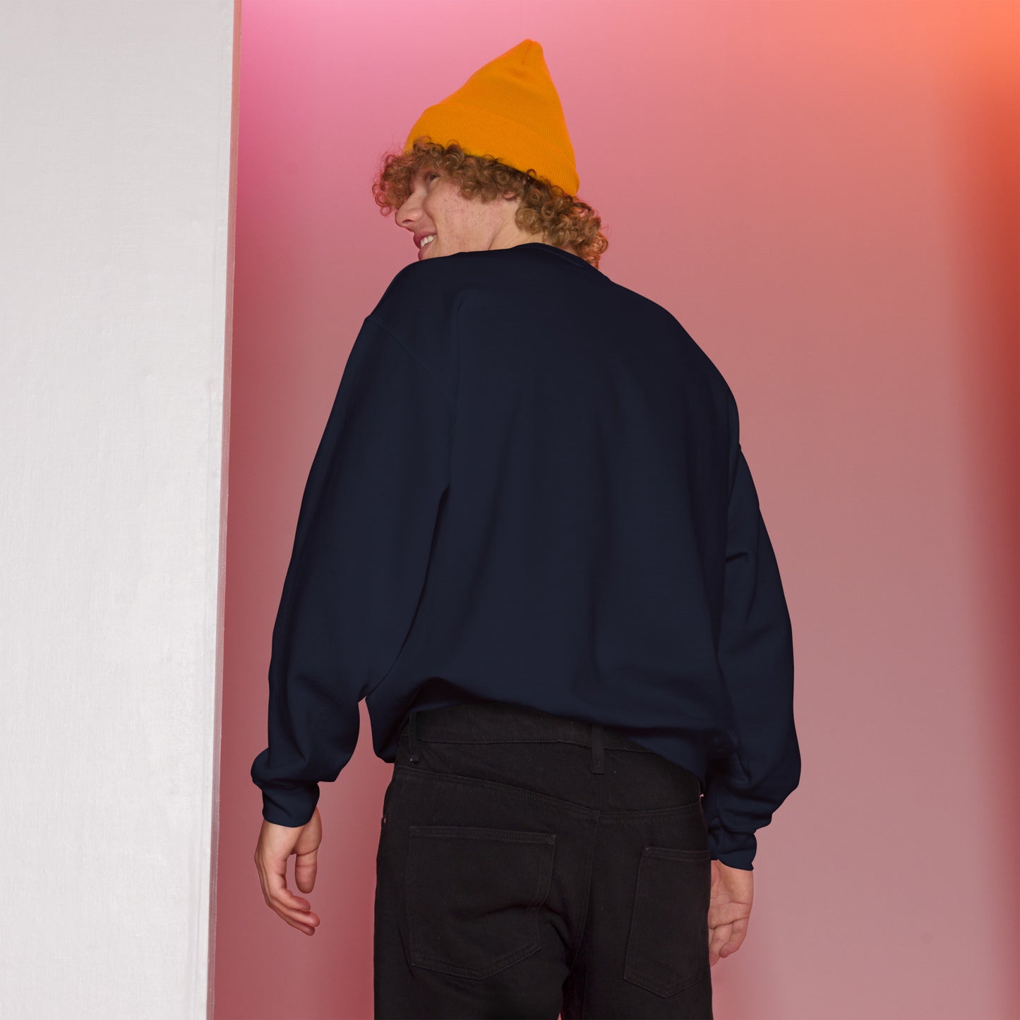 BK Sweatshirt with *Embroidered Logo [white]