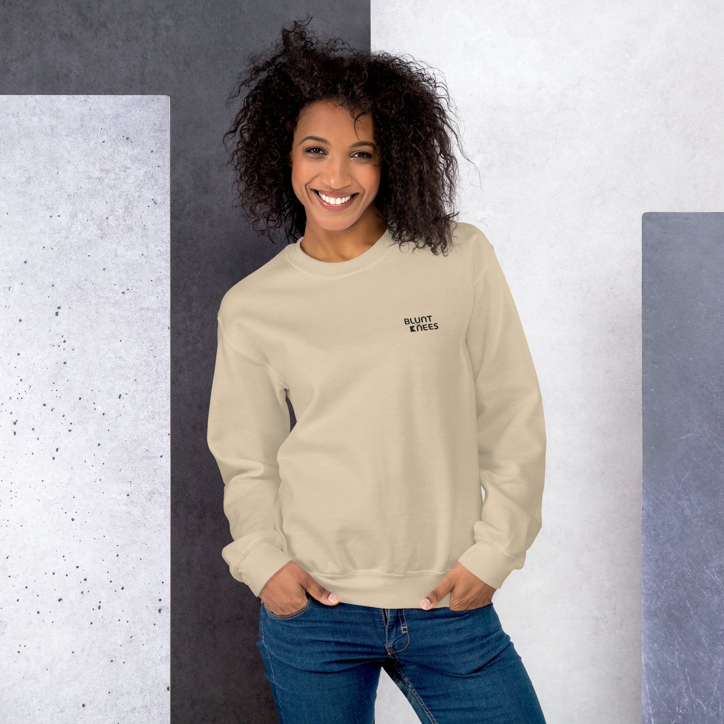 BK Sweatshirt with *Embroidered Logo [black]