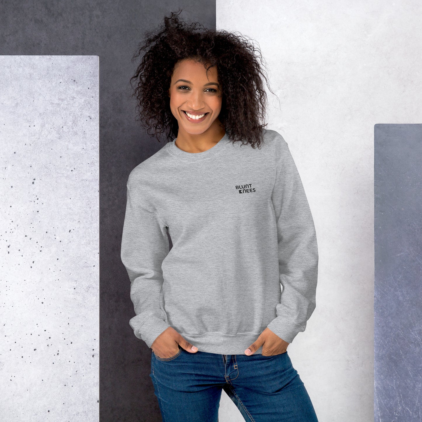 BK Sweatshirt with *Embroidered Logo [black]