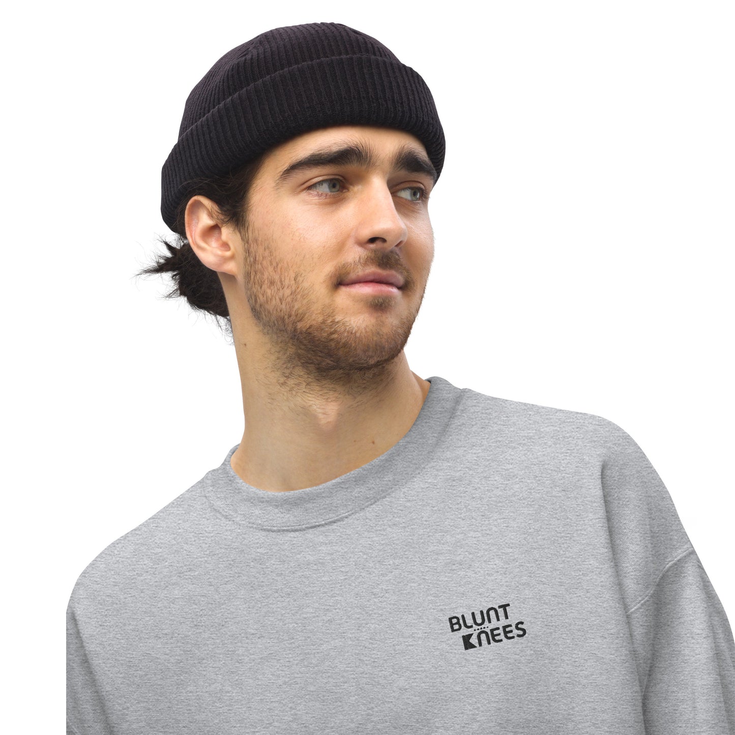 BK Sweatshirt with *Embroidered Logo [black]