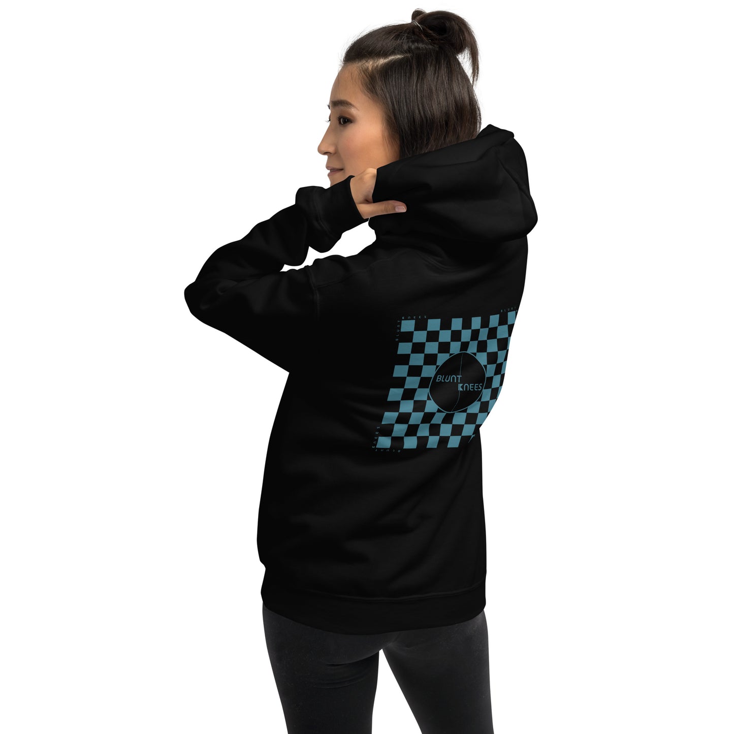 BK Hoodie with Checked Back