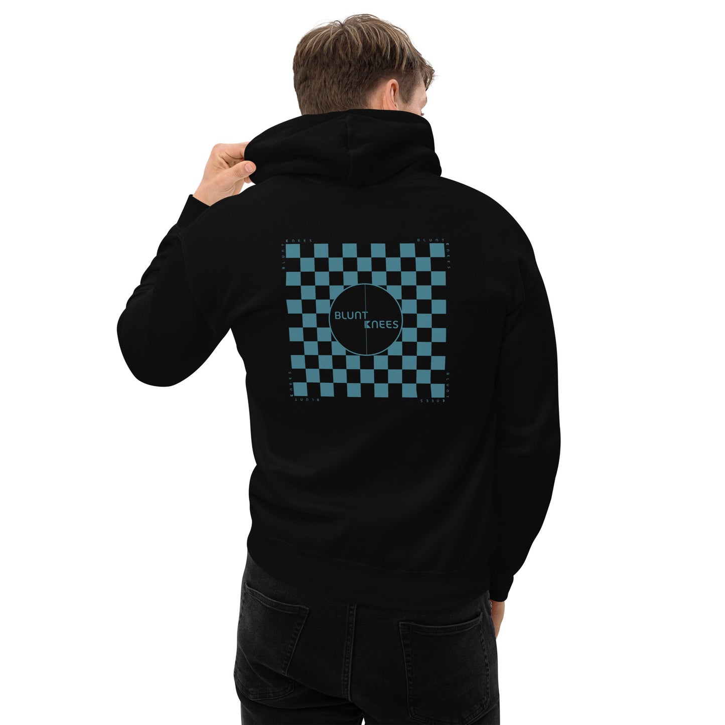 BK Hoodie with Checked Back
