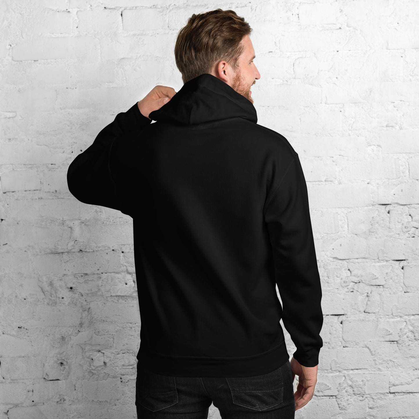 BK Hoodie with Checked Front