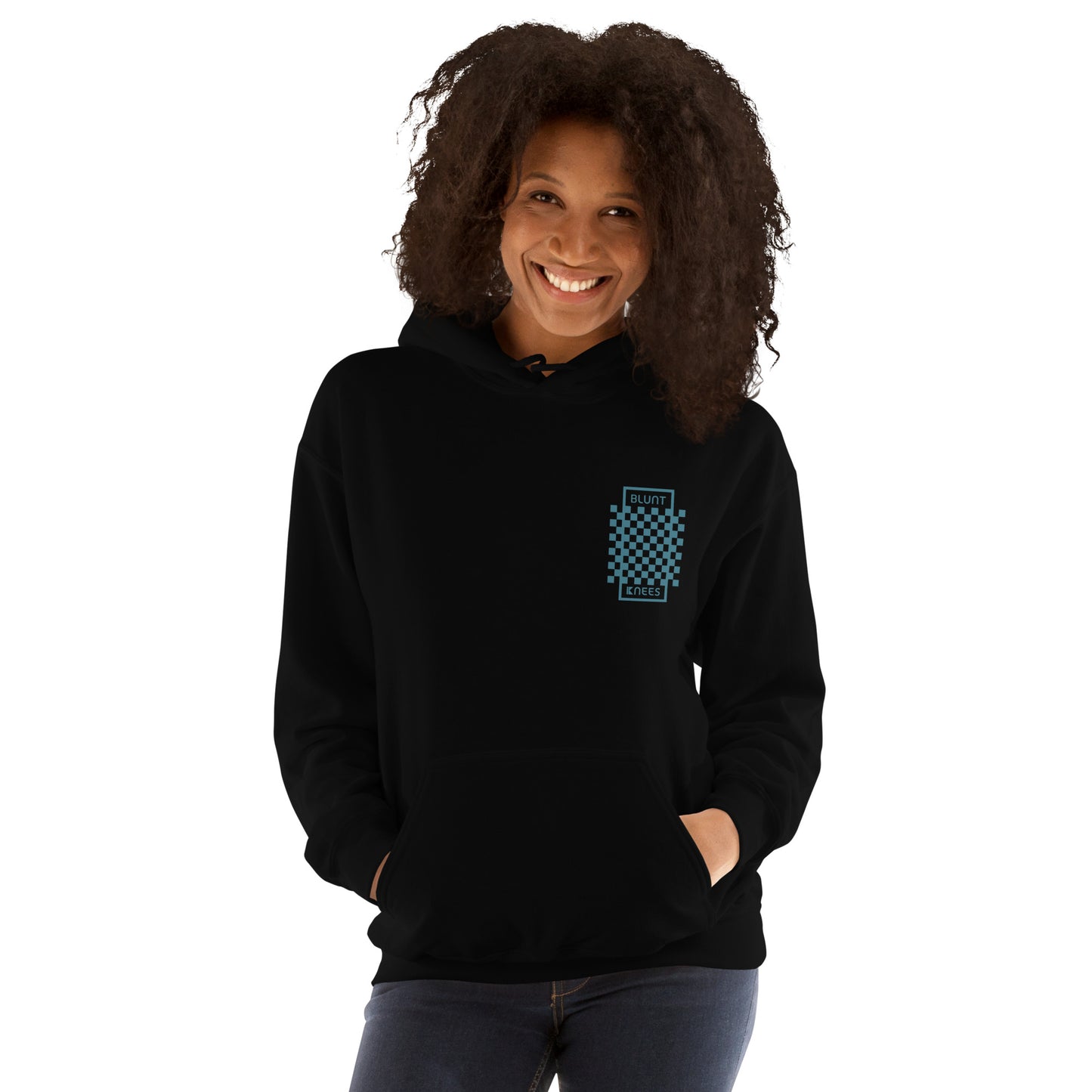 BK Hoodie with Checked Front