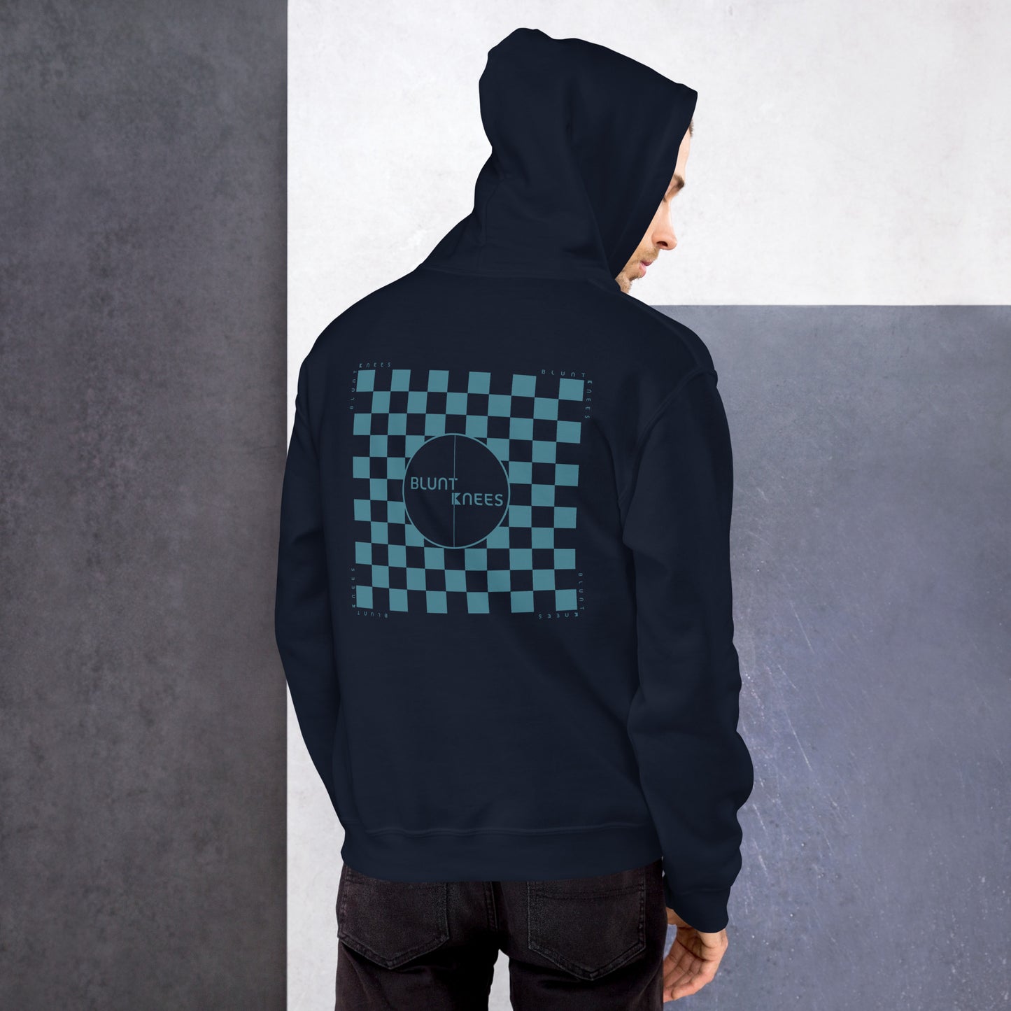BK Hoodie with Checked Back