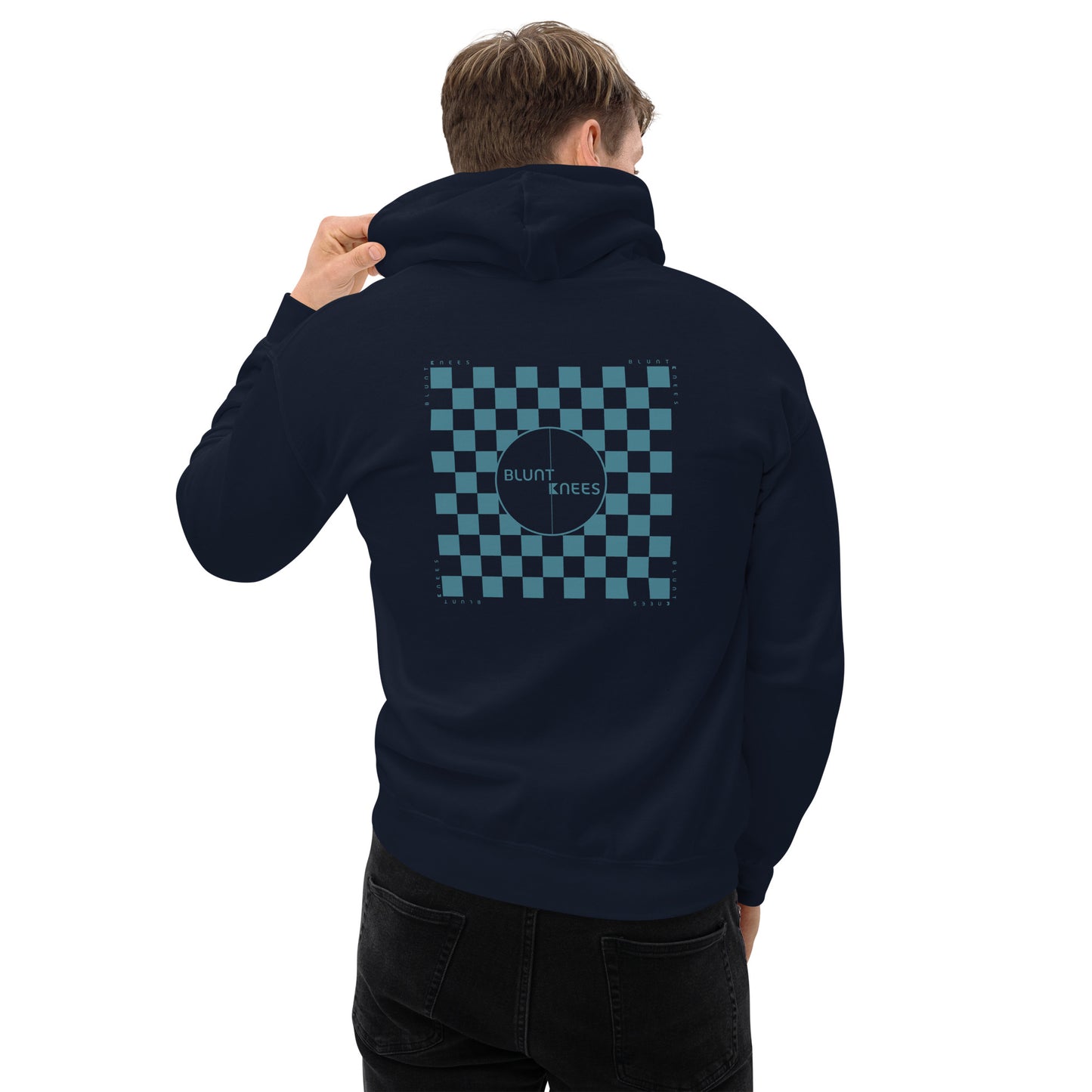 BK Hoodie with Checked Back
