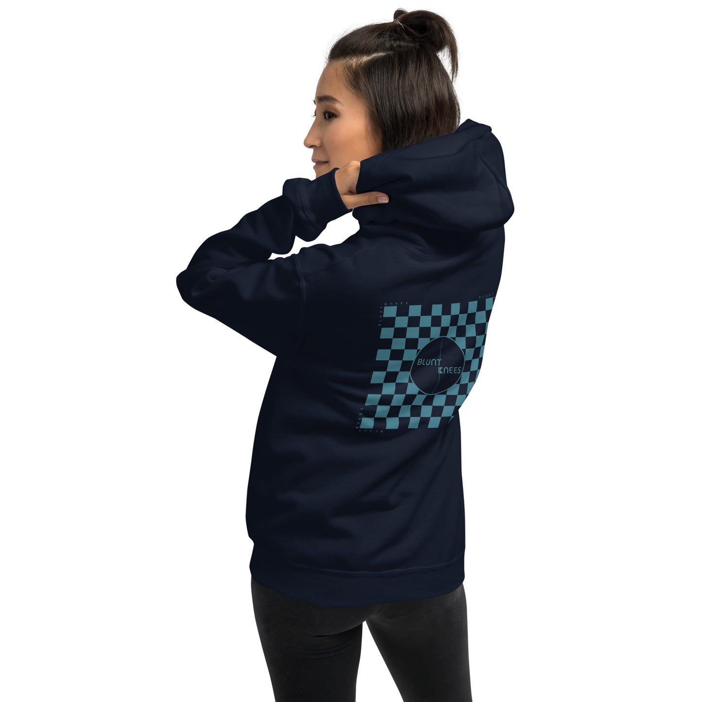 BK Hoodie with Checked Back