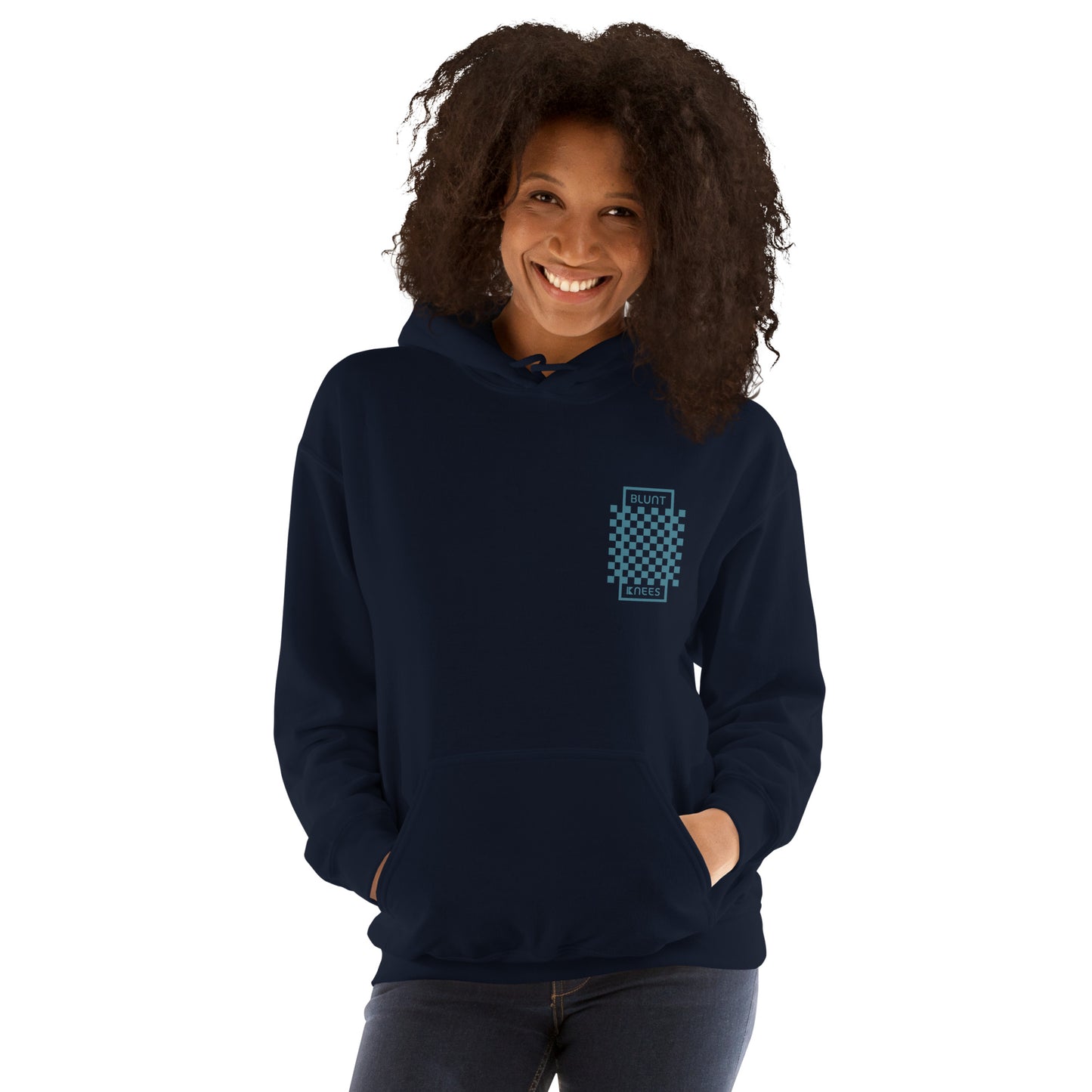BK Hoodie with Checked Front