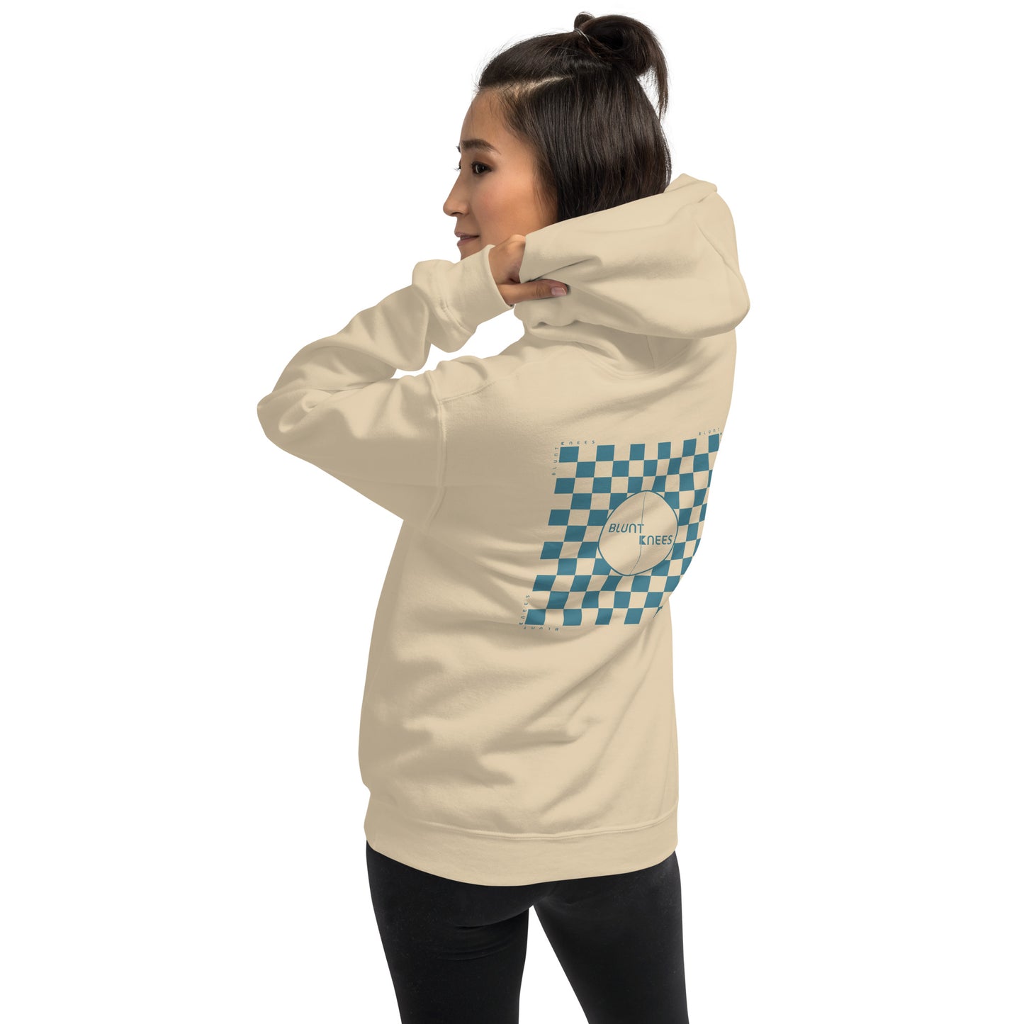 BK Hoodie with Checked Back