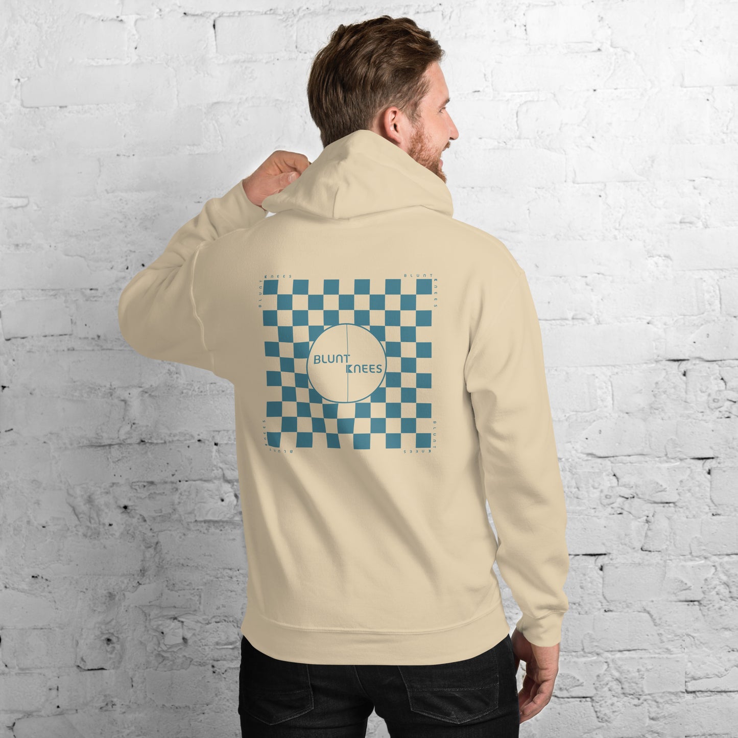 BK Hoodie with Checked Back