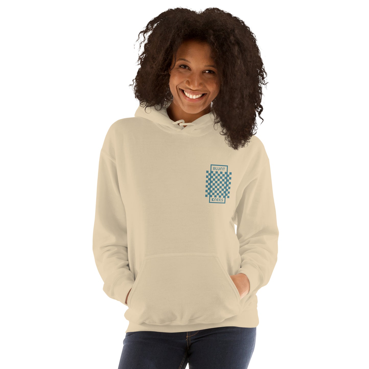 BK Hoodie with Checked Front