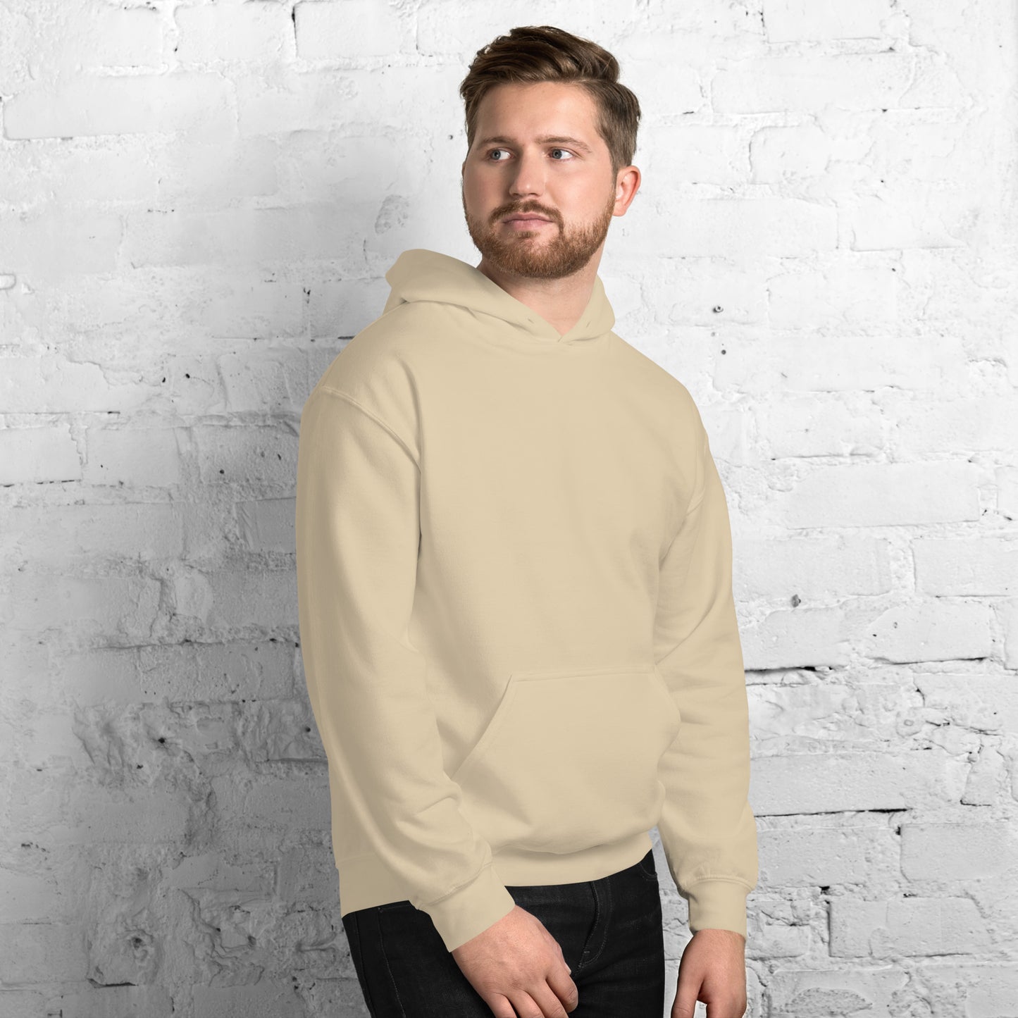 BK Hoodie with Checked Back