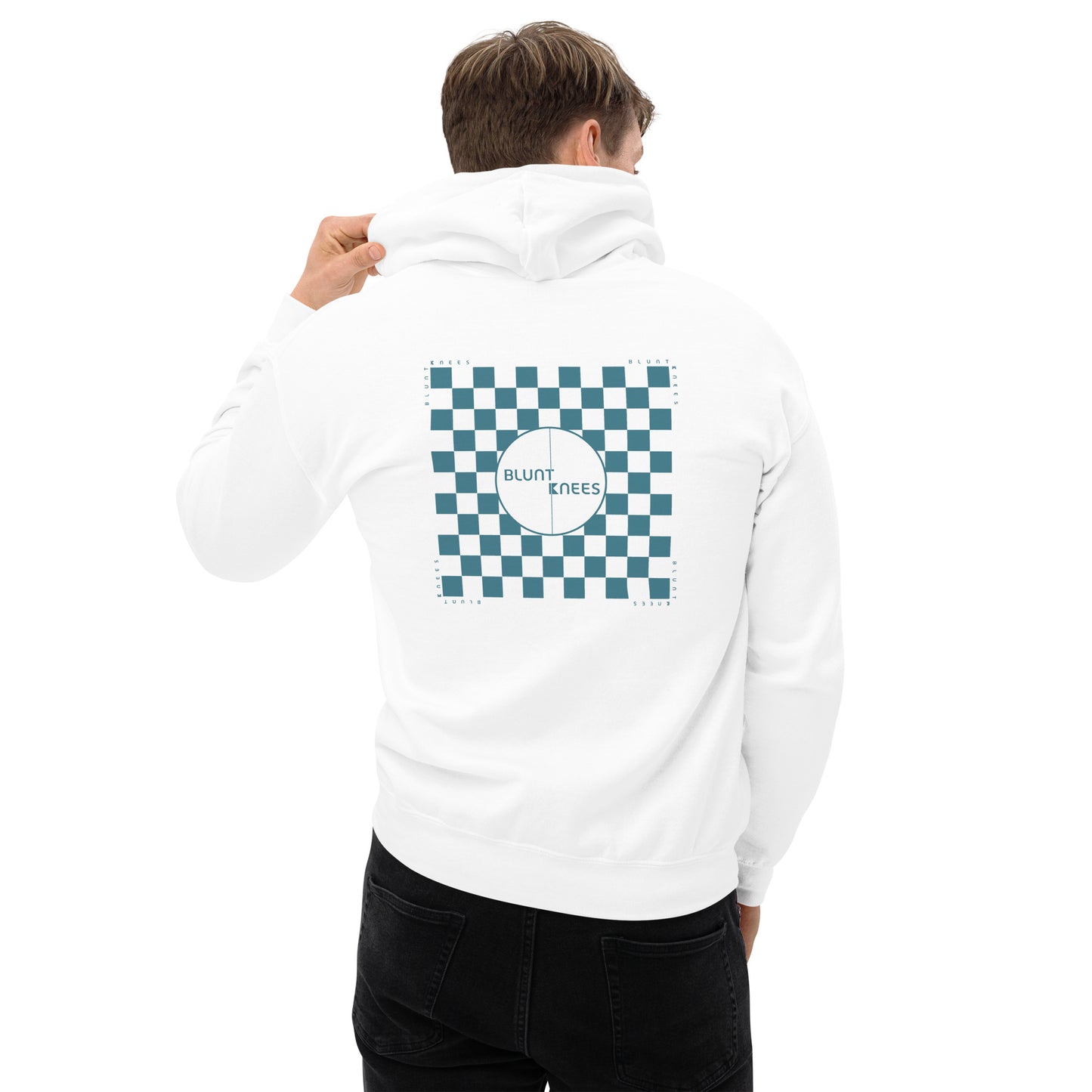 BK Hoodie with Checked Back