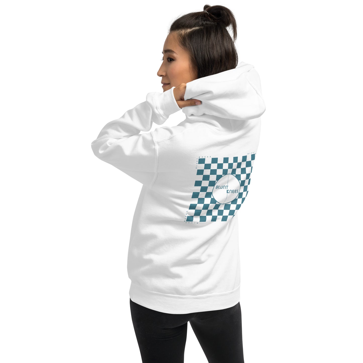 BK Hoodie with Checked Back